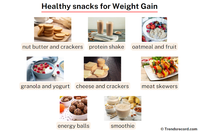 Healthy snacks for weight gain